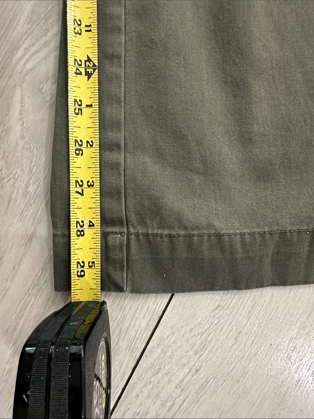 NATURAL LIFE Olive Green Button-Front Pants - Picture 6 of 9